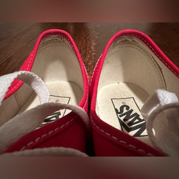 Vans Authentic Red low top Sneakers - Picture 4 of 10